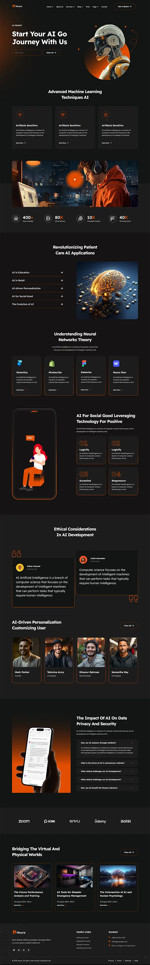 Neura - Joomla 6 AI SaaS Website Template